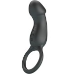 PRETTY LOVE - ANELLO ANALE E VIBRATORE WARREN BLACK